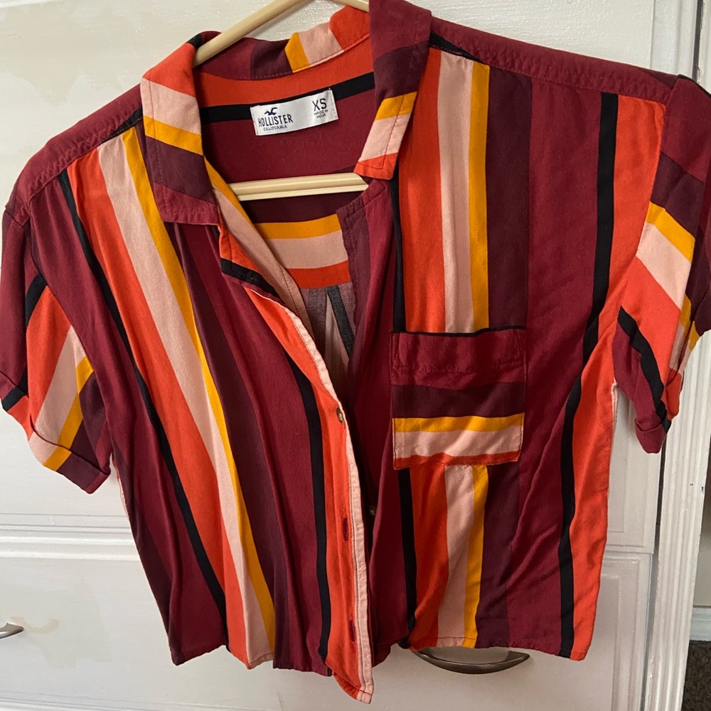 Hollister striped top